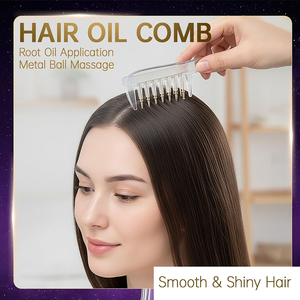 Scalp Essential Oil Comb, Hair Care Serum Applicator, Minoxidil Applicator