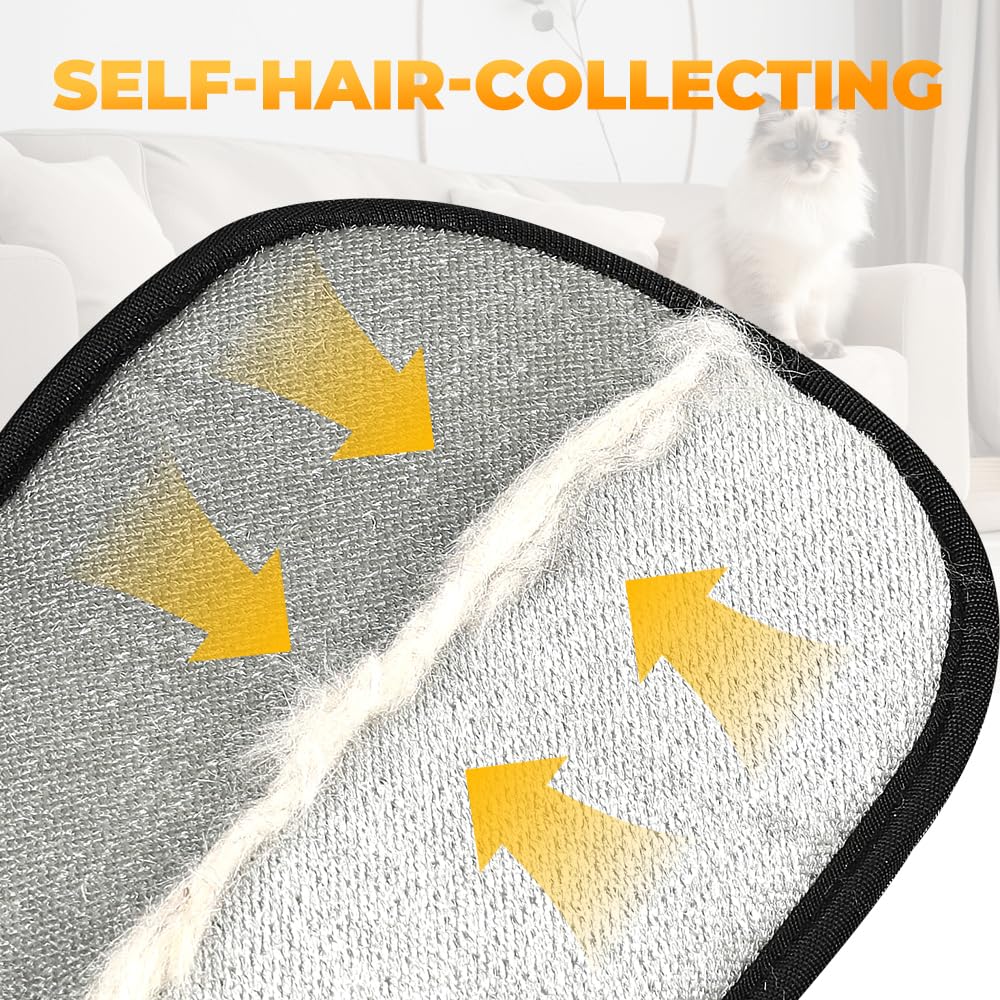 Pet Hair Removal Glove for Cats & Dogs, Washable Reusable Animal Fur Removal Tool