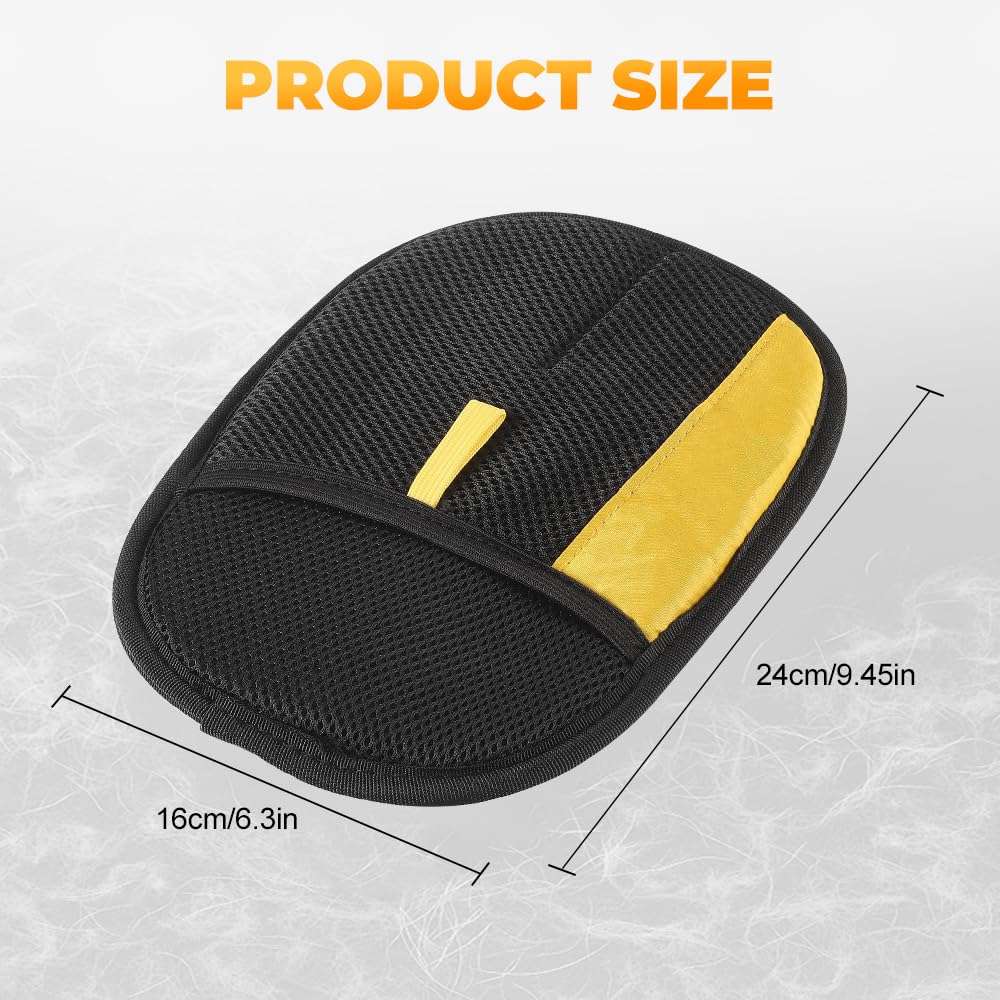Pet Hair Removal Glove for Cats & Dogs, Washable Reusable Animal Fur Removal Tool