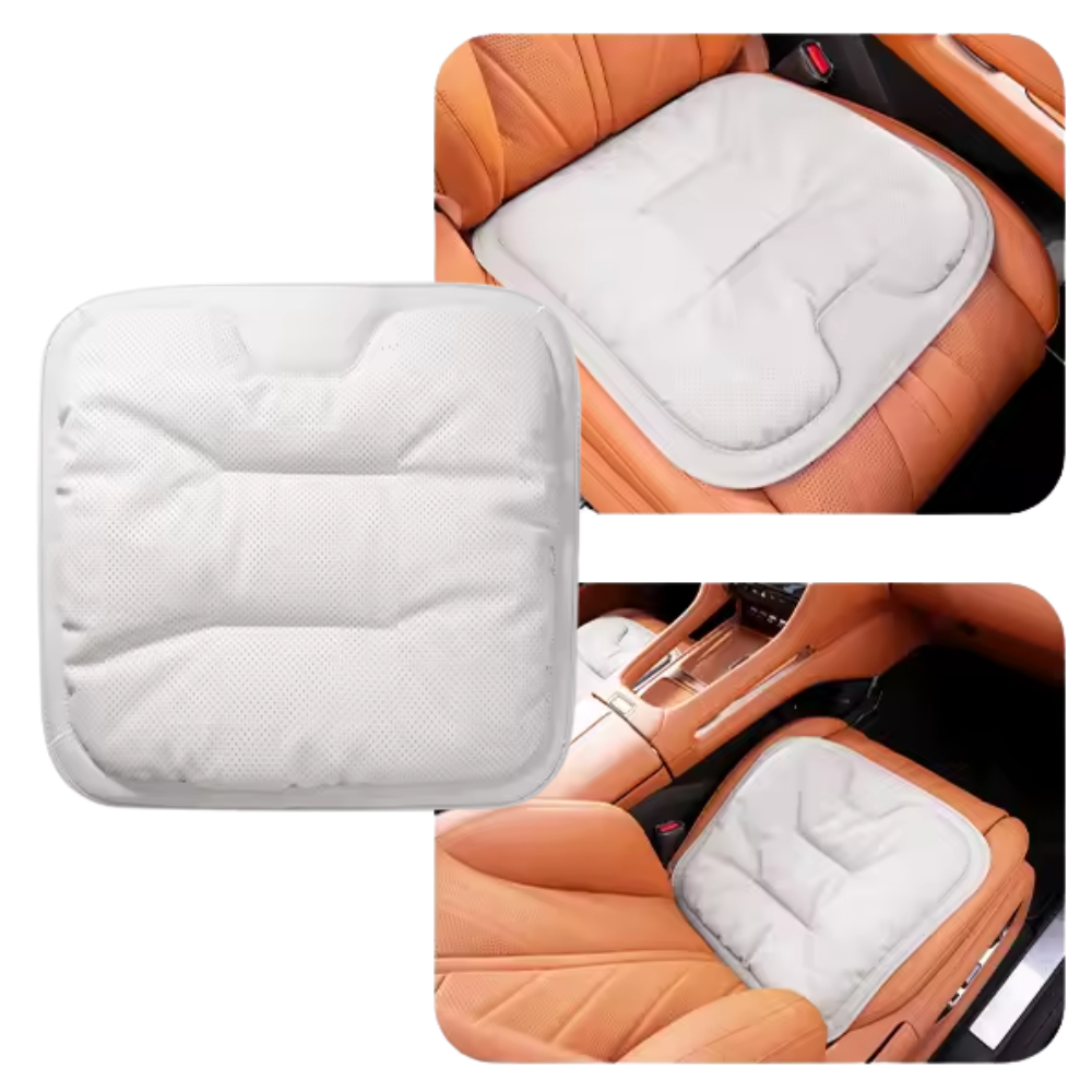 Car Seat Cushion Breathable Padded Support For Pain‑Free Driving