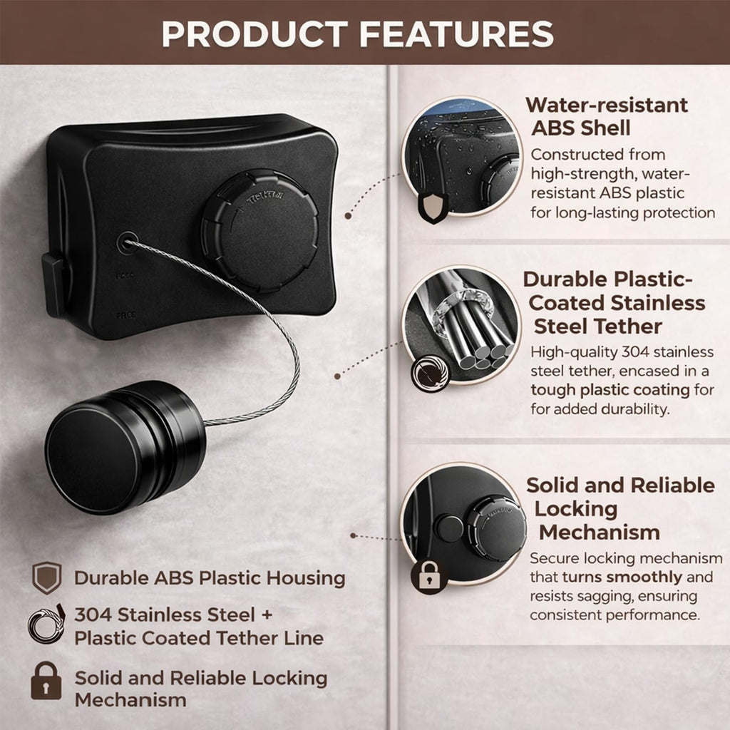 Retractable Clothesline Indoor Outdoor