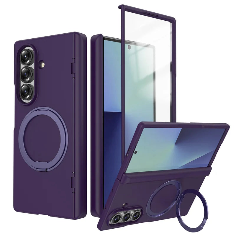 For Samsung Z Fold Full Protection MagSafe Kickstand Case