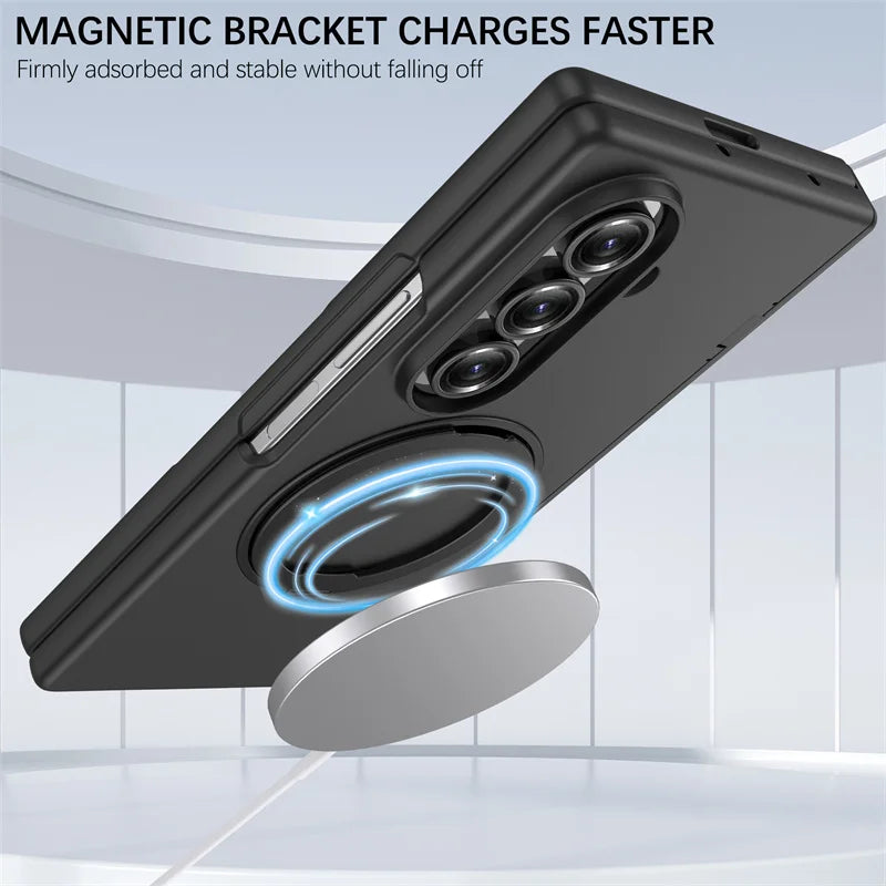 For Samsung Z Fold Full Protection MagSafe Kickstand Case